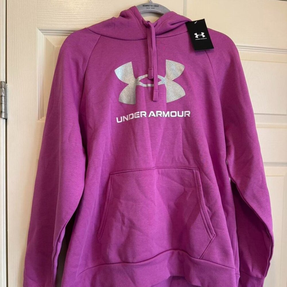 Purple Under Armour hoodie #activewear NWT